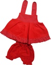 Baby Girls Casual Dress Pant  (Red)