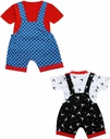 Dungaree For Boys &amp; Girls Casual Applique Pure Cotton